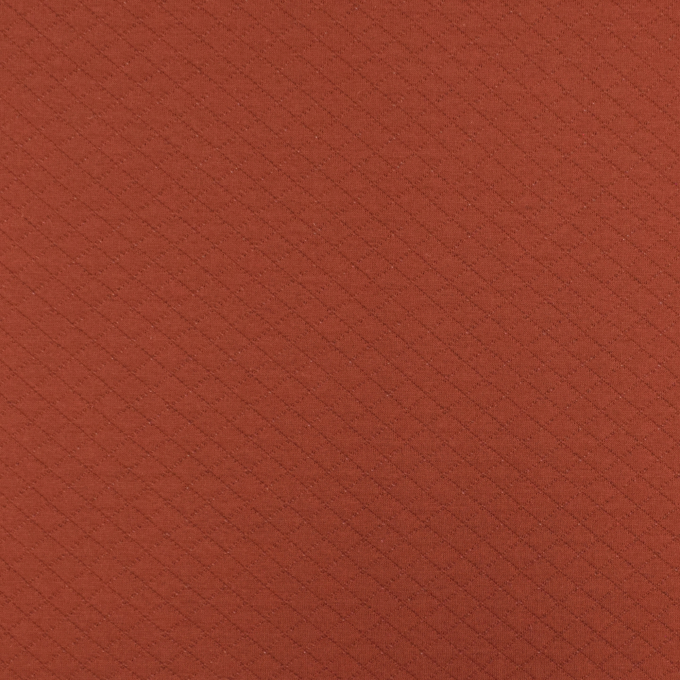 Tissu sweat matelassé, terracotta