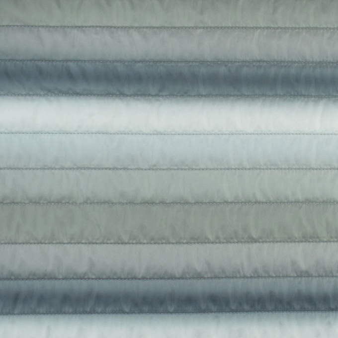 Tissu matelassé molletonné Dégradé de couleurs, gris