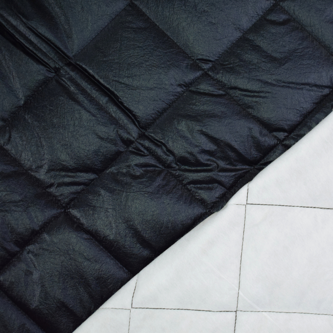 Steppstoff Shiny Diamonds, schwarz