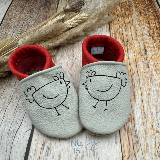 Fichier modèle broderie Poule et messages Beemybear