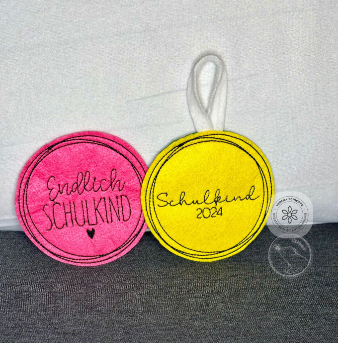 Fichier modèle broderie Rentrée des classes Beemybear