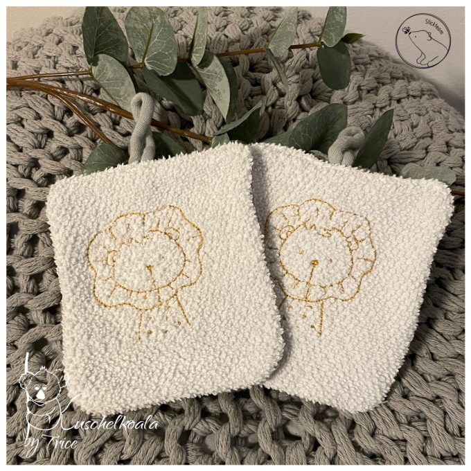 Fichier modèle broderie Lion – petite troupe Beemybear