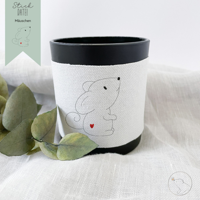 Fichier modèle broderie Souris Beemybear