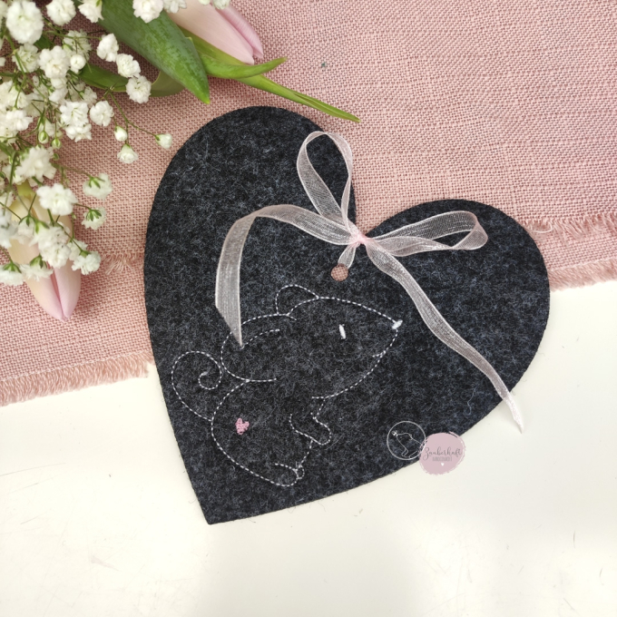 Fichier modèle broderie Souris Beemybear