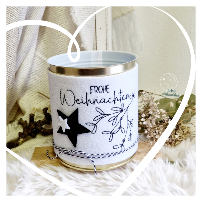 Stickdatei beemybear Mistletoe, german