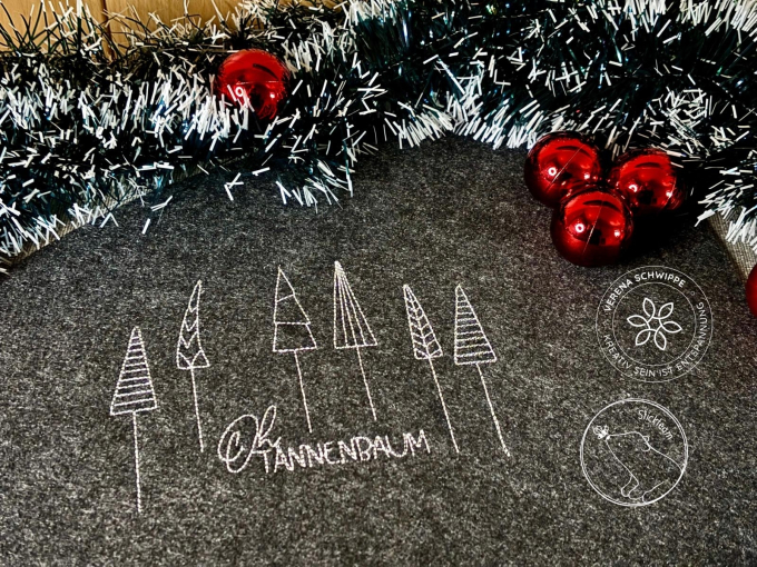 Stickdatei beemybear Oh Tannenbaum, german