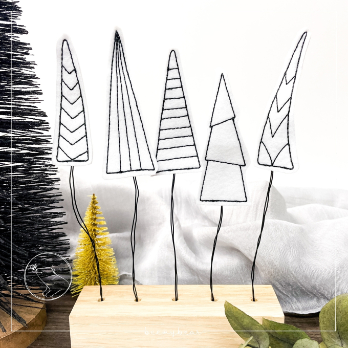 Stickdatei beemybear Oh Tannenbaum, german