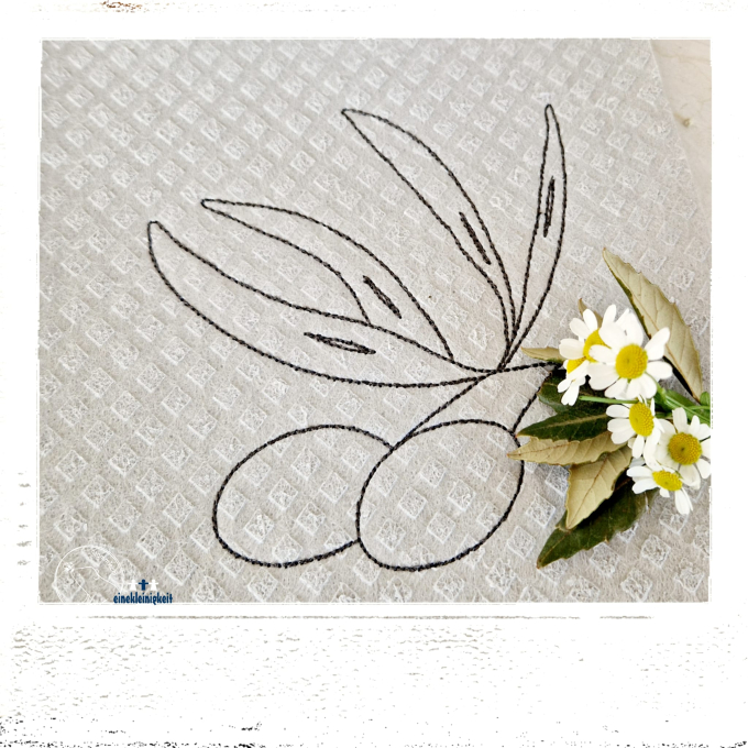 Fichier modèle broderie Olives Beemybear