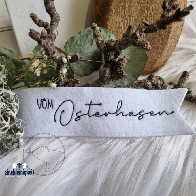 Stickdatei beemybear Vom Osterhasen, german