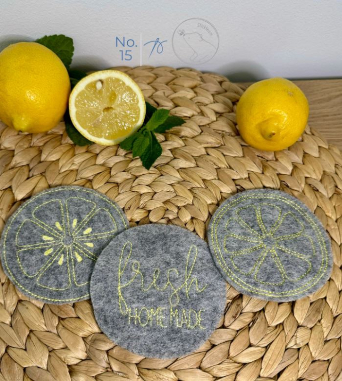 Fichier modèle broderie Parfum citron Beemybear