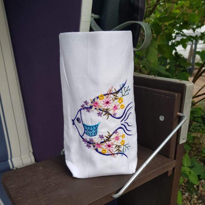 Fichier modèle broderie broderie Poisson Boho Fadenstark