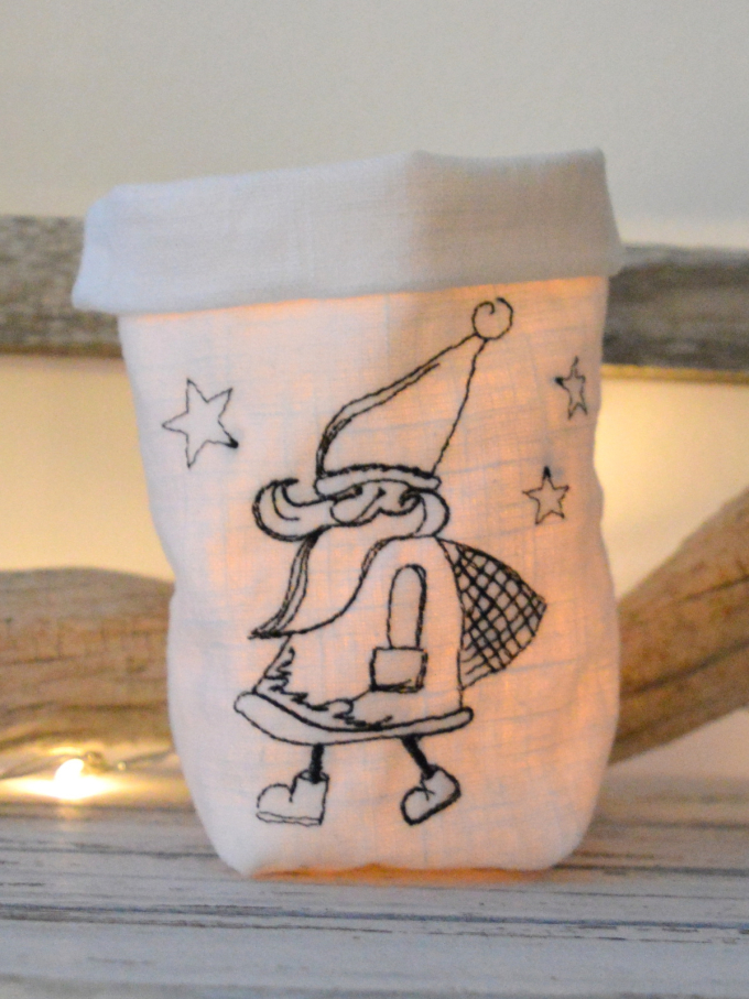 Fichier modèle broderie Pochettes de lumière 13-18 Noël Fadenstark