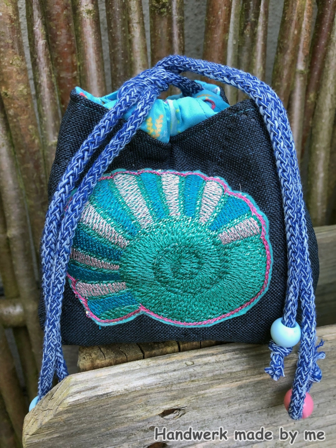 Stickdatei MiToSa-Kreativ Muscheln und Seesterne 10 x 10 cm Folienstick, german