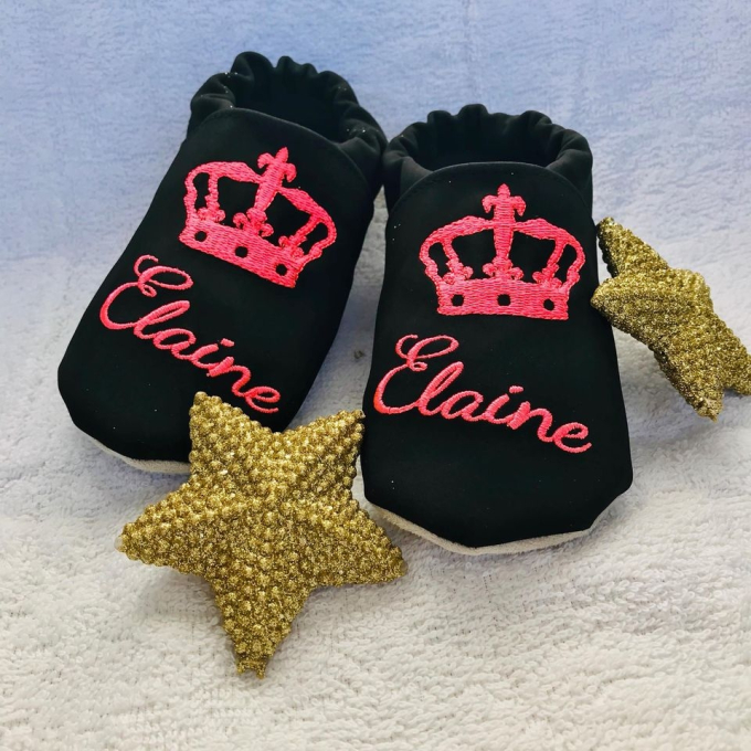 Fichier modèle broderie Lettres abécédaire Anja Rock Queen