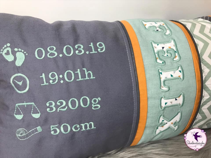 Fichier modèle broderie Lettres abécédaire Jan Rock Queen