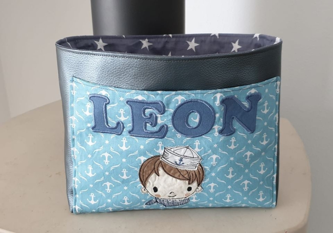 Fichier modèle broderie Lettres abécédaire Jan Rock Queen