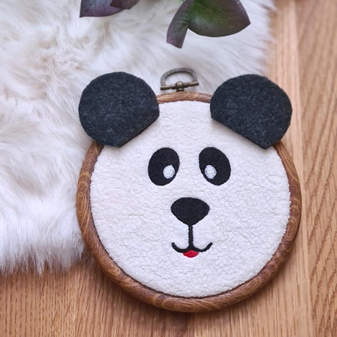 Fichier modèle broderie Yeux kit 2 Rock Queen
