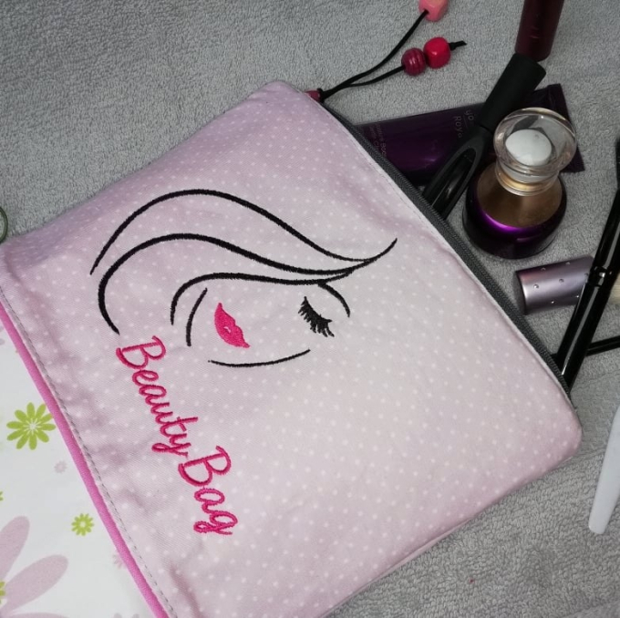 Stickdatei Rock Queen Beauty Bag