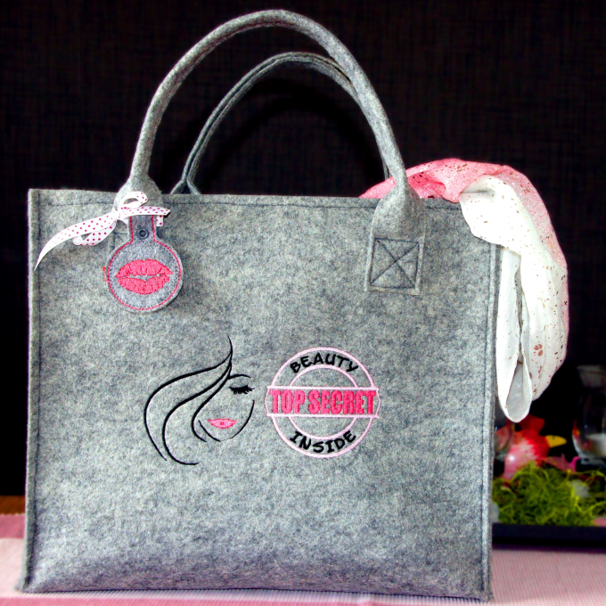 Stickdatei Rock Queen Beauty Bag
