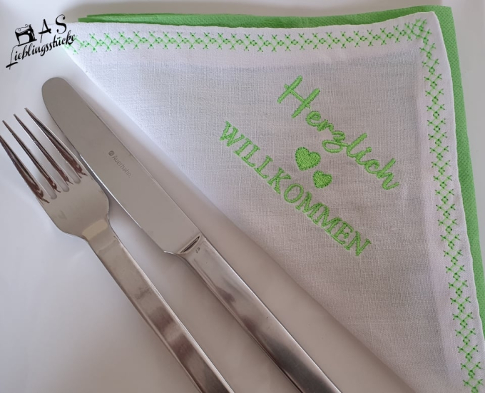 Stickdatei Rock Queen Bestecktaschen-Set 1