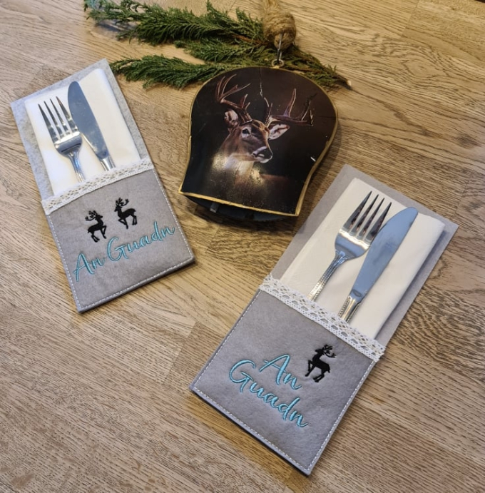 Stickdatei Rock Queen Bestecktaschen-Set 2