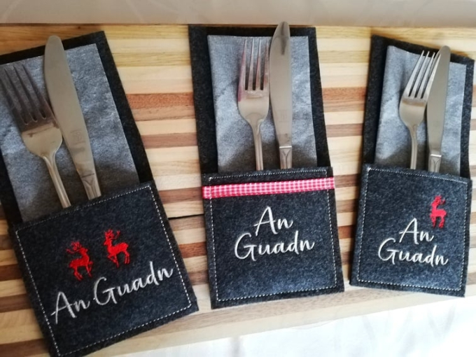 Stickdatei Rock Queen Bestecktaschen-Set 2