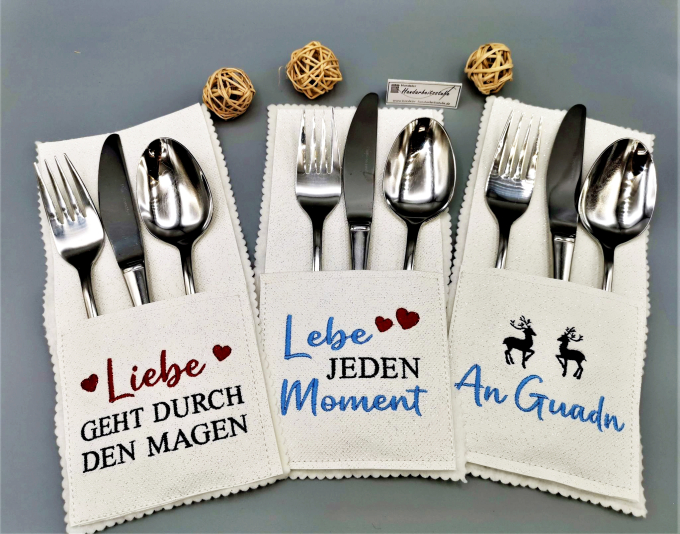 Stickdatei Rock Queen Bestecktaschen-Set 2