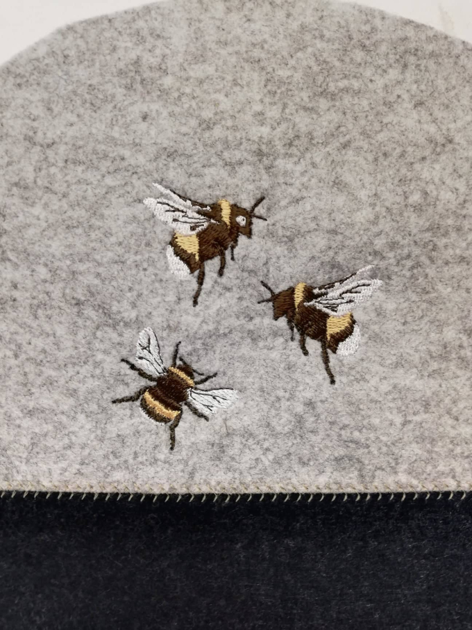 Stickdatei Rock Queen Bumblebee-Hummel