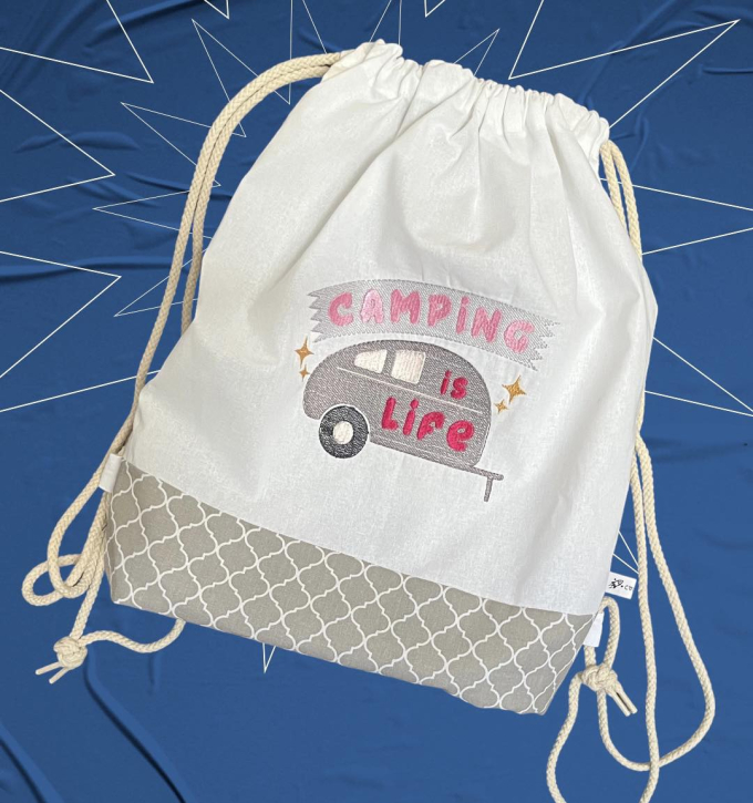 Stickdatei Rock Queen Camping Fahrzeuge