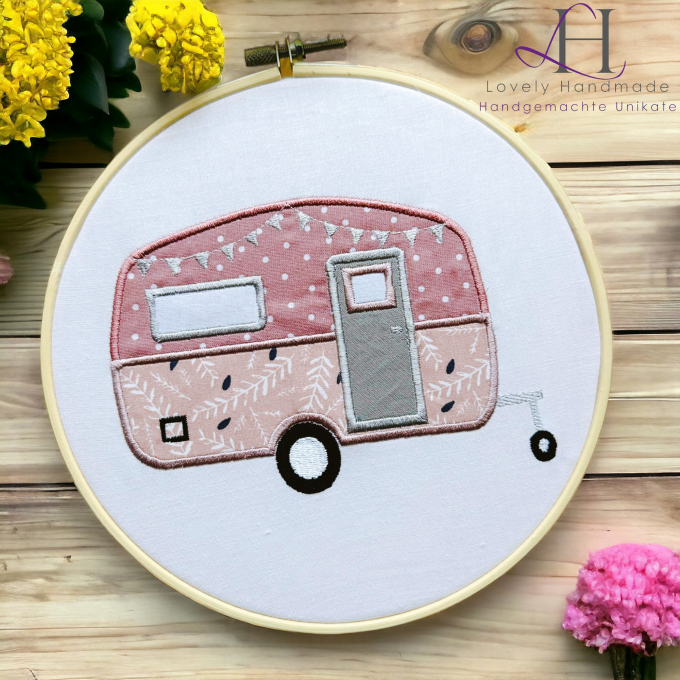 Stickdatei Rock Queen Camping Fahrzeuge