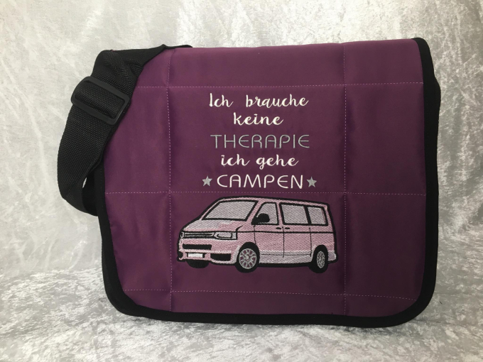 Stickdatei Rock Queen Camping rockt