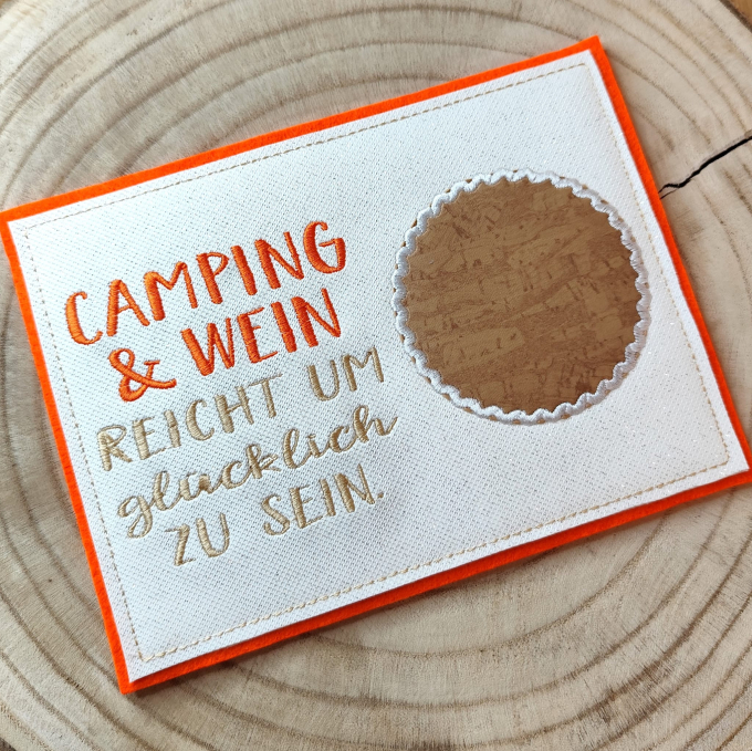 Stickdatei Rock Queen Camping rockt