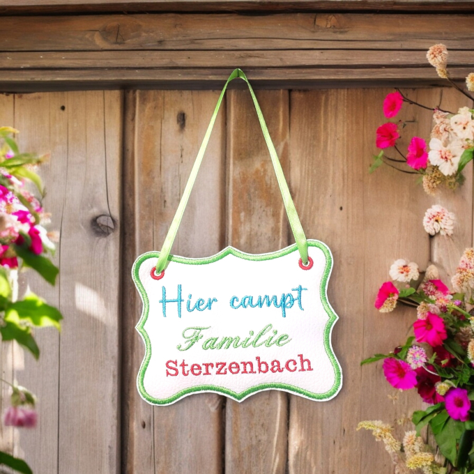 Stickdatei Rock Queen Camping rockt