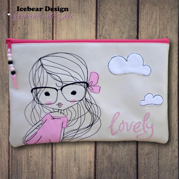 Stickdatei Rock Queen Cute Doodles