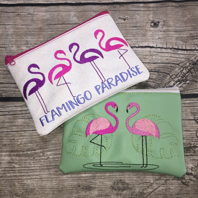 Stickdatei Rock Queen Flamingo Paradise