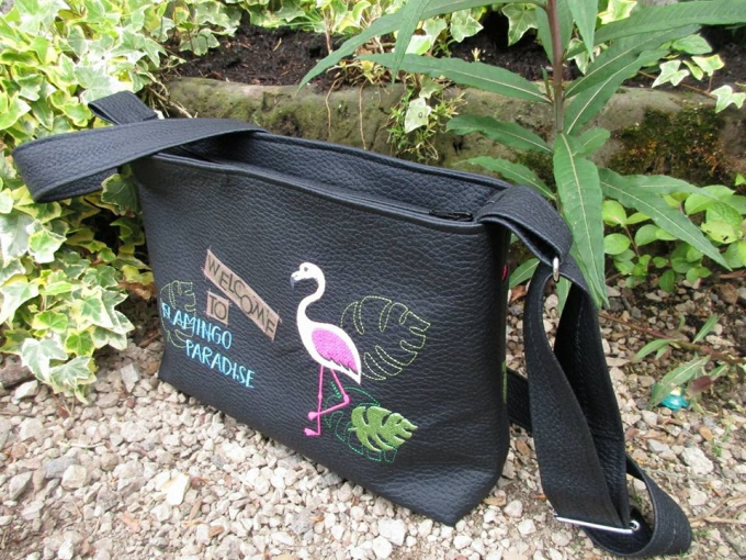 Stickdatei Rock Queen Flamingo Paradise