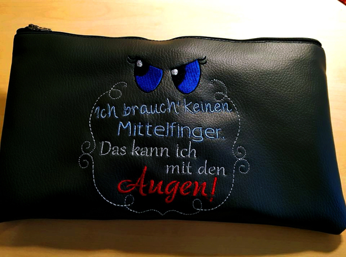 Stickdatei Rock Queen Freche Sprüche 21