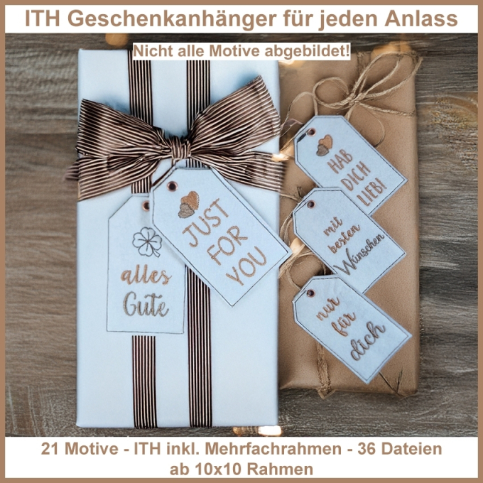 Stickdatei Rock Queen Geschenk-Anhänger ITH