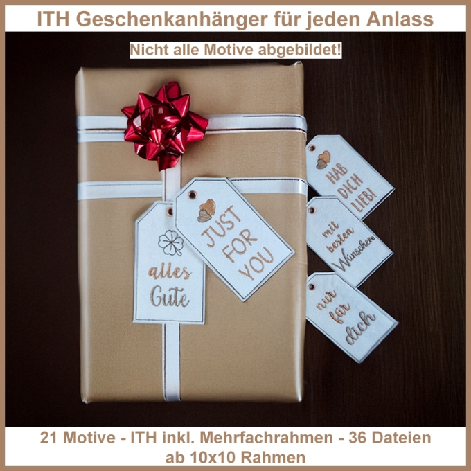 Stickdatei Rock Queen Geschenk-Anhänger ITH