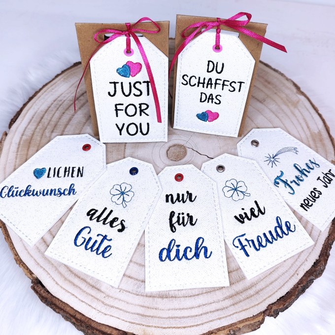 Stickdatei Rock Queen Geschenk-Anhänger ITH