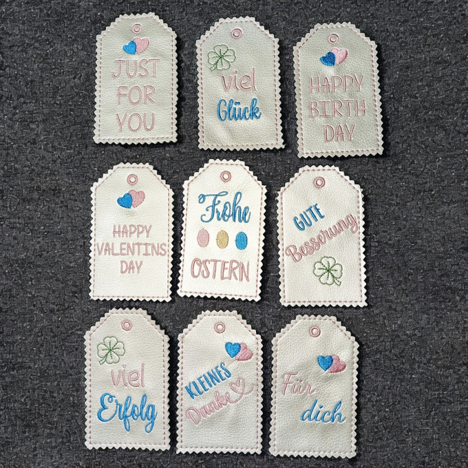 Stickdatei Rock Queen Geschenk-Anhänger ITH