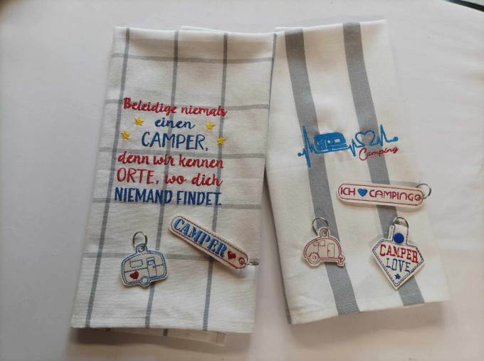 Stickdatei Rock Queen Giga Camping Set, german