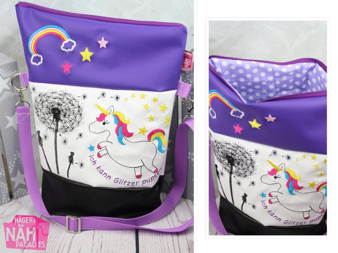 Stickdatei Rock Queen Giga-Einhorn-Set