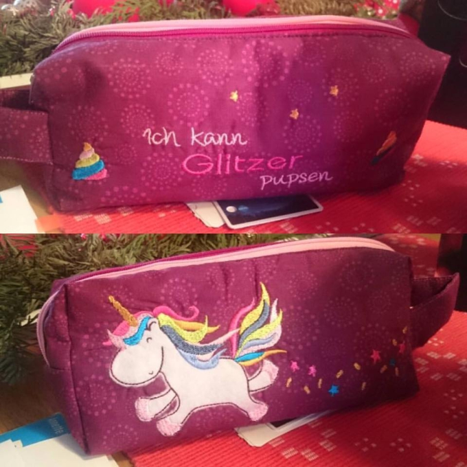 Stickdatei Rock Queen Giga-Einhorn-Set