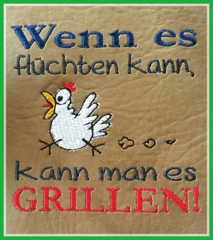 Fichier modèle broderie Barbecue Kit 2 Rock Queen