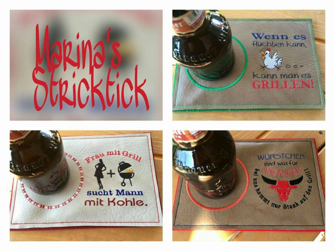 Fichier modèle broderie Barbecue Kit 2 Rock Queen