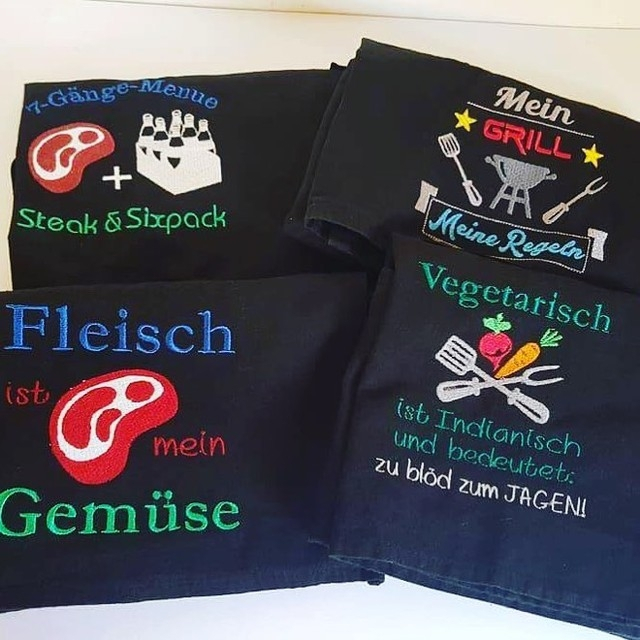 Fichier modèle broderie Barbecue Kit 2 Rock Queen