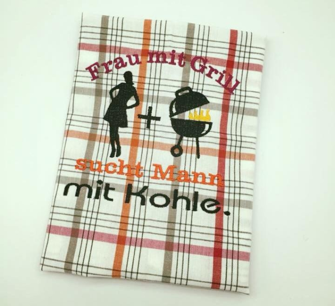 Fichier modèle broderie Barbecue Kit 2 Rock Queen