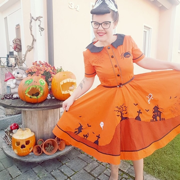 Stickdatei Rock Queen Halloween Megaset