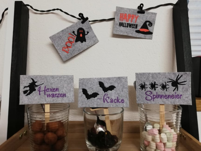 Stickdatei Rock Queen Halloween Minis